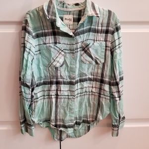 Mudd Girls Button-up Long-Sleeved Top